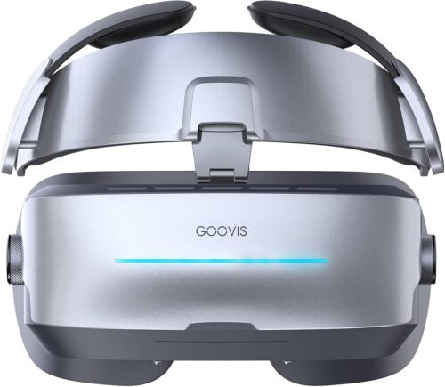 GOOVIS G3 Max XR Head Mounted Display – 1000'' QHD 2.5K 120Hz Micro-OLED Display, Blu-ray 3D Portable Theater, Compatible with iPhone 16/Android/PC/Handhelds/PS5/Blu-ray Players and More