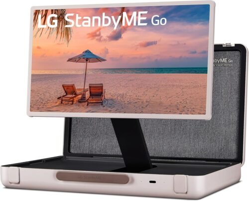 LG 27-Inch StanbyME Go Portable Smart 1080P Touch Screen (27LX5QKNA, 2023 Model) (Renewed)
